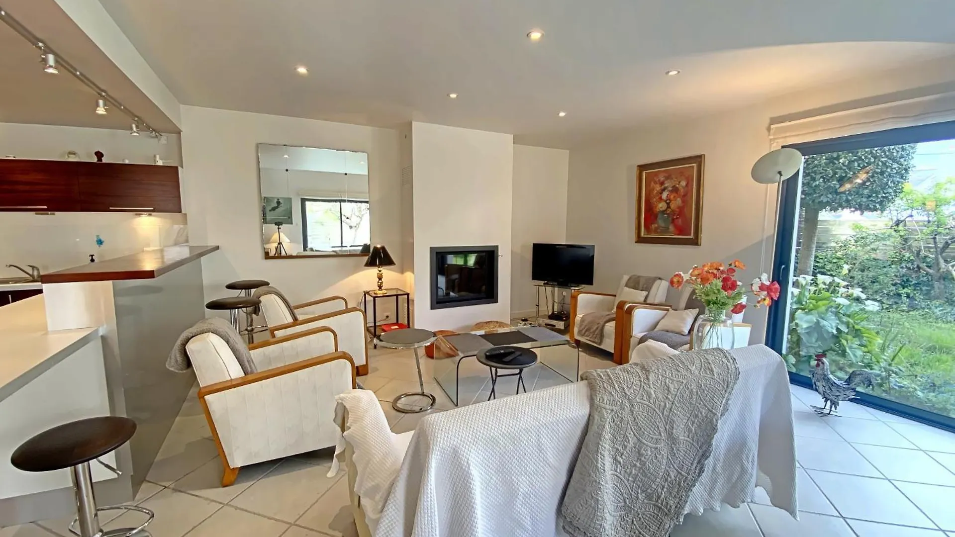 פורט-לואיס Maison Familiale Renovee A 150M Des Criques, 4 Chambres, Jardin Prive, Cheminee, Parking, Wifi - Fr-1-349-222 בית נופש